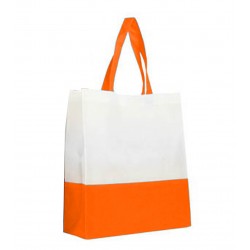 NON WOVEN BAG 2TONE-ORANGE